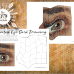 Distorted Eye Grid Drawing