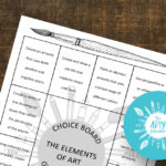 Choice Board Elements of Art