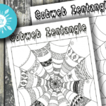 Zentangle Cobweb Worksheet