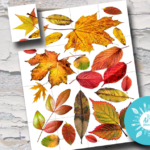 Collaborative Autumn Leaves Artwork